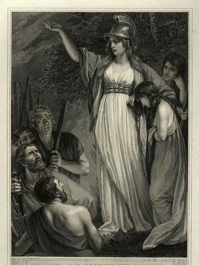 下葬|英国历史上的布狄卡女王,勇敢领导起义,整个王国财富陪她下葬