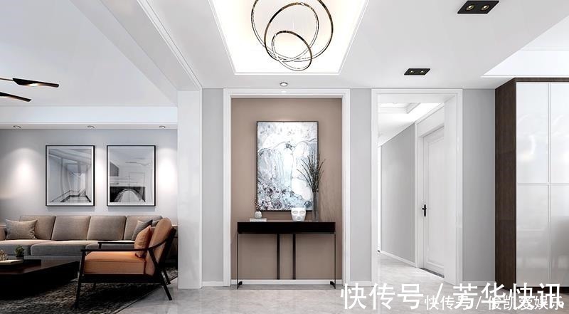 现代家具|花了半年完工,全屋很漂亮,电视墙特别上档次,客人进门就夸赞!