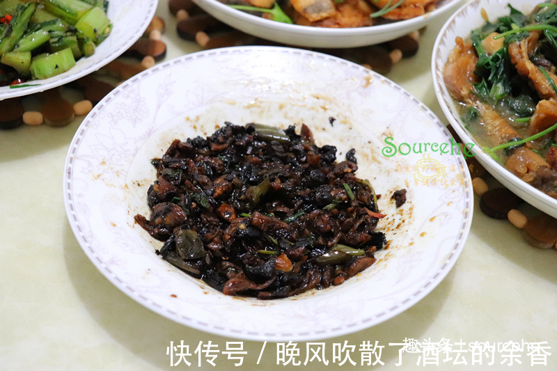一家五口的晚餐，四道家常菜，不足20元，有荤有素，真好吃