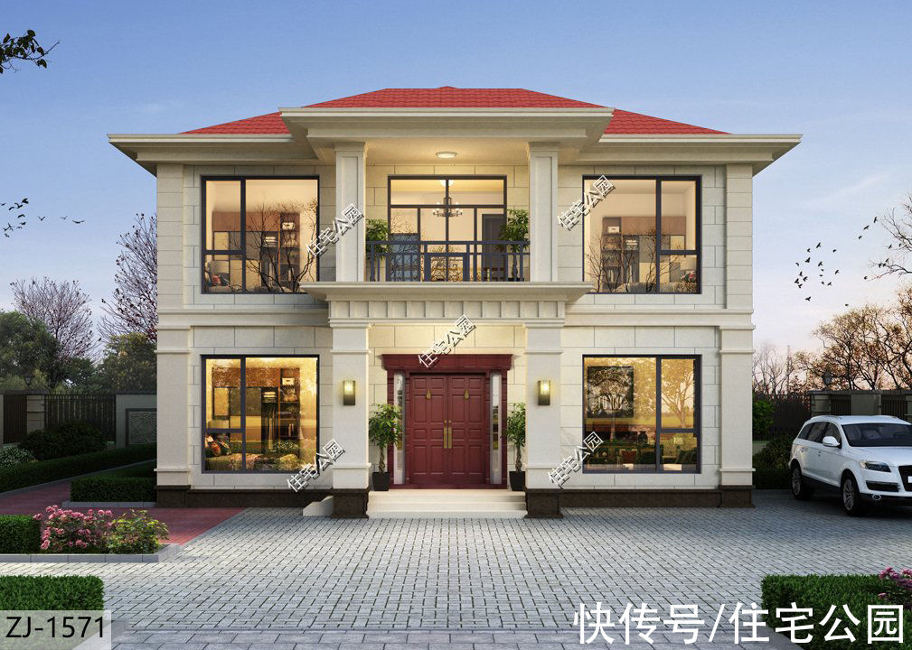 休闲室|占地只要100多平,农村盖房选这10套,又美观又省钱