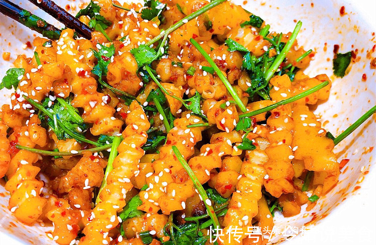 街头小吃狼牙土豆,成本不到三块钱,一次做一盆,学会不用出去买