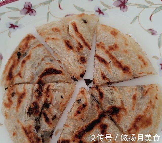 蓝雨|梅干菜饼，鲜香松脆，美味可口！