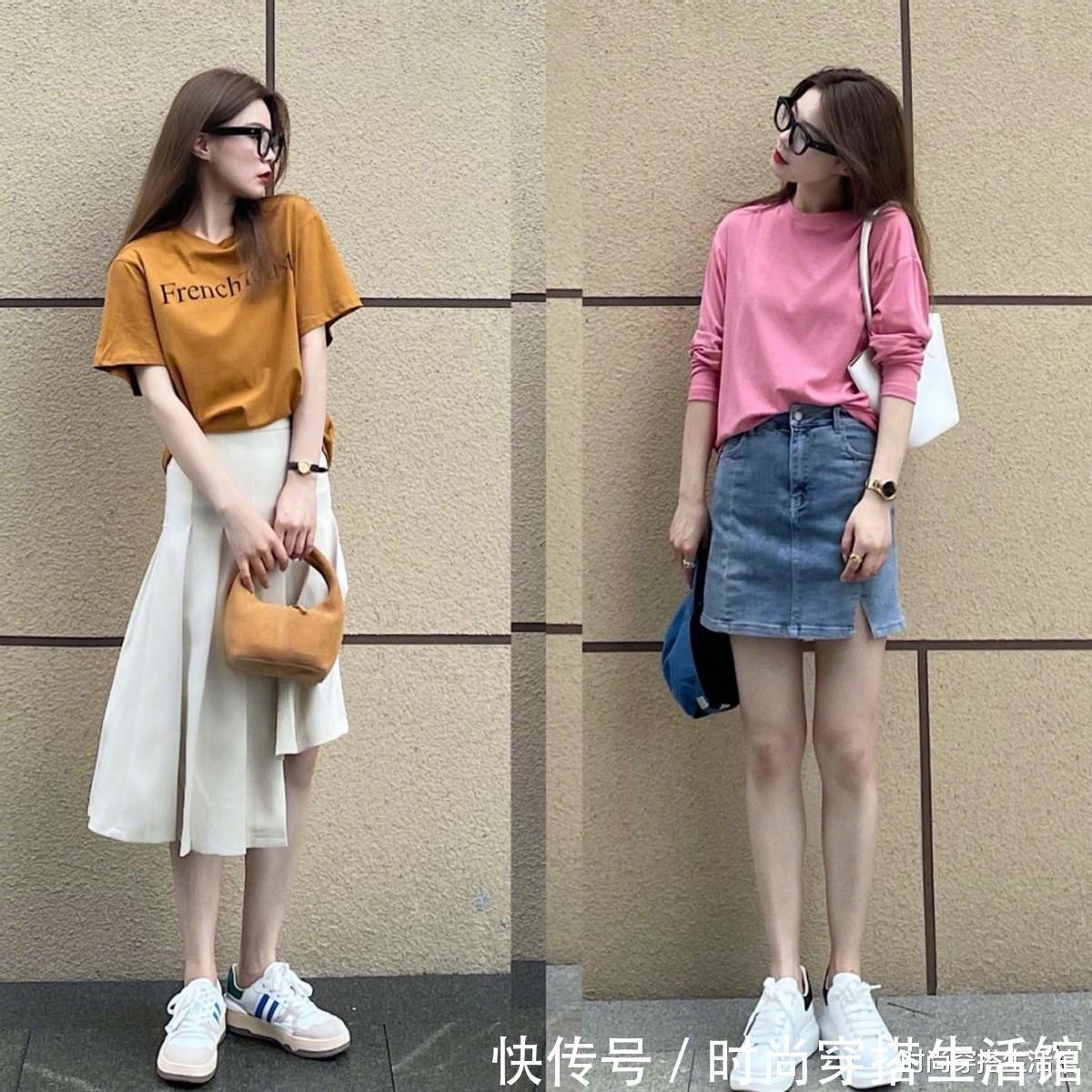 条纹裙|梨形身材怎么办?这3个搭配思路送给你,遮肉显瘦又时髦