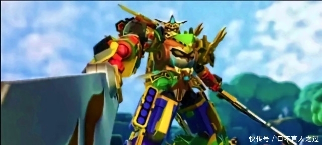 龟太公|果宝特攻三:三大合体机甲,果宝战神超强,果元天尊首部黄金版