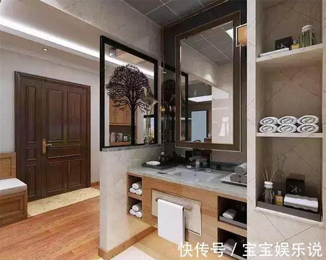 洗手池|卫生间光做干湿分离还不够,9种洗手池隔断,精致美观又实用