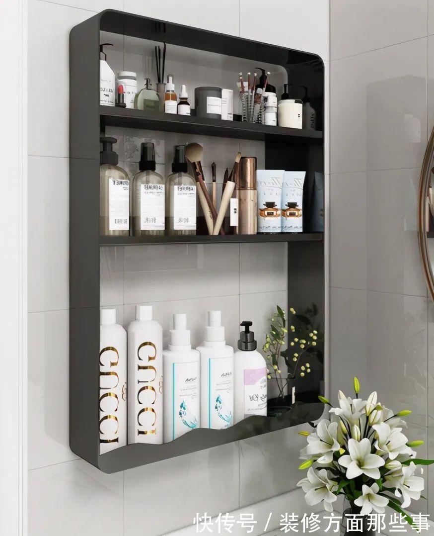浴室柜|卫生间这样收纳大10m2!面积再小我也不担心了