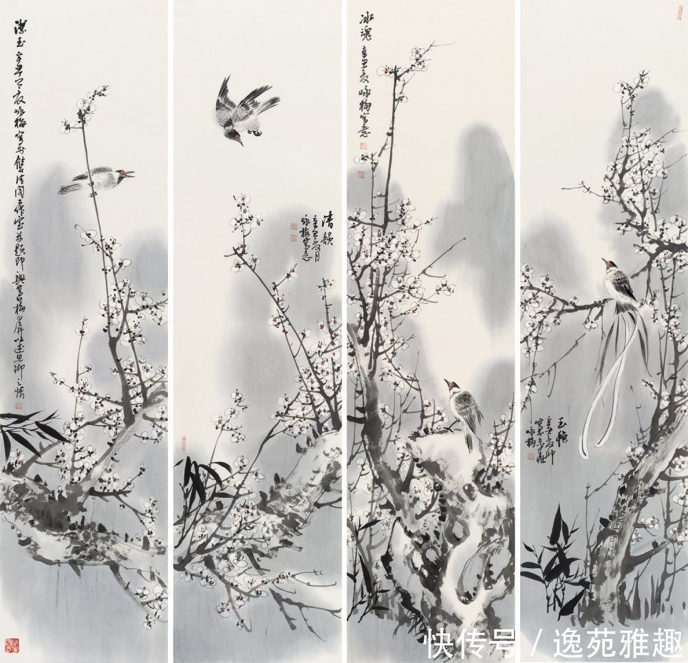 驻华大使馆拟展|“疏影含香”——画家张咏梅斯洛伐克驻华大使馆拟展部分作品