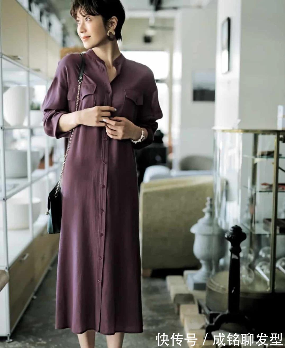 搭配|40岁女人一定要穿得优雅,学学这几组日系搭配,知性减龄又时尚