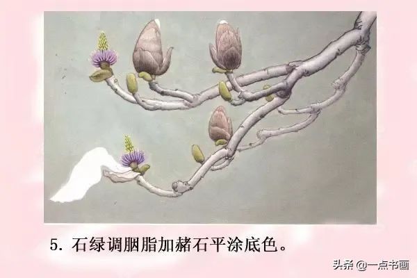 鸳鸯#图文教程——工笔玉兰画法