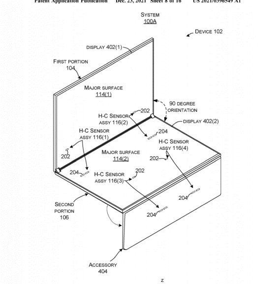 曝光|微软 Surface Phone 三折折叠屏专利曝光