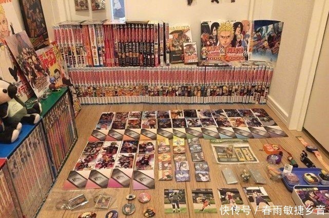 漫画|你见过骨灰级火影迷的房子吗满眼的火影海报,看到这面墙我酸了