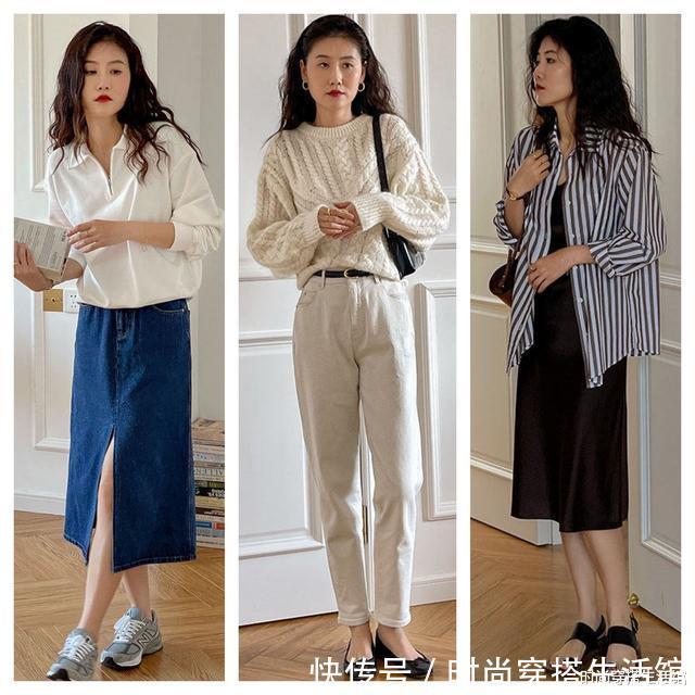 条纹|中年女性拒绝做“油腻阿姨”,秋天这样穿,美得惊艳时光