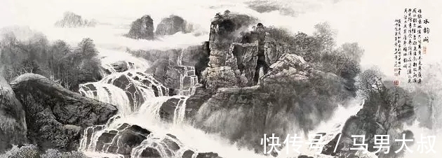 王中年&国画家|观王中年先生的山水画,有身临其境之感