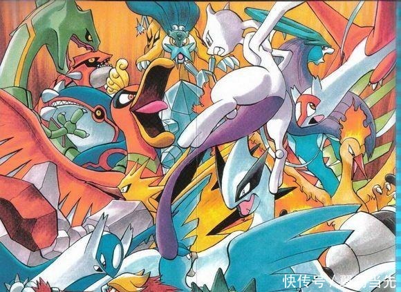 神奇宝贝历代封面神兽盘点,小智的皮卡丘绝对是一只超神兽!