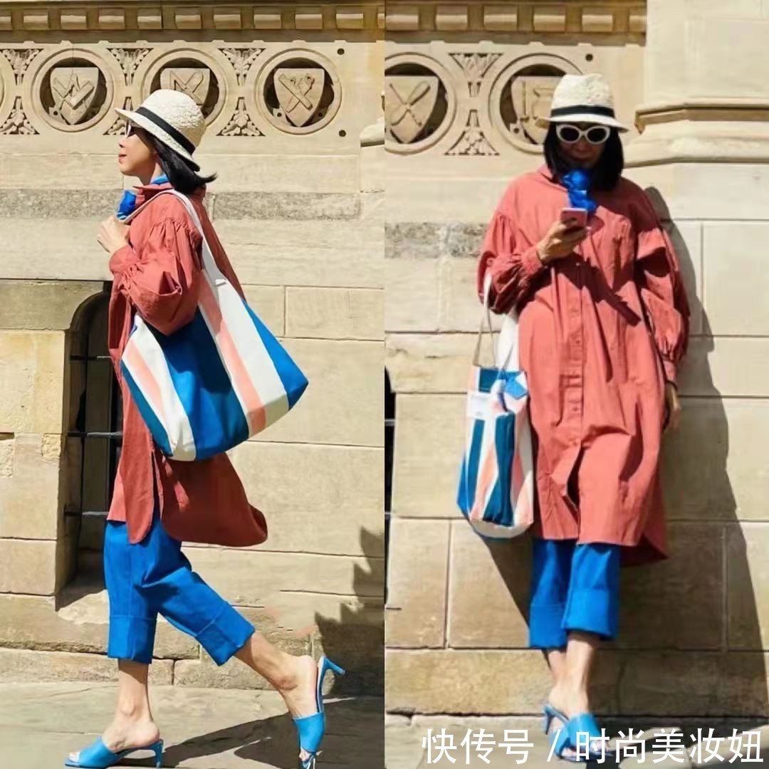 哪吒|上了年纪的女人,可以不漂亮但要会穿,看58岁奶奶穿搭气质洋气