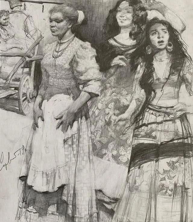 作品|养眼的素描应该是什么样子的,看看大师作品就知道了