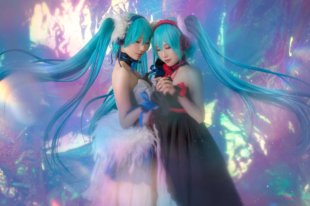 初音未来|VOCALOID初音未来第七龙神miku联动cosplay