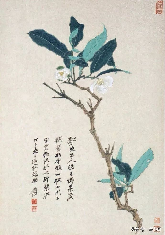 工笔&张大千 花鸟画100幅高清欣赏