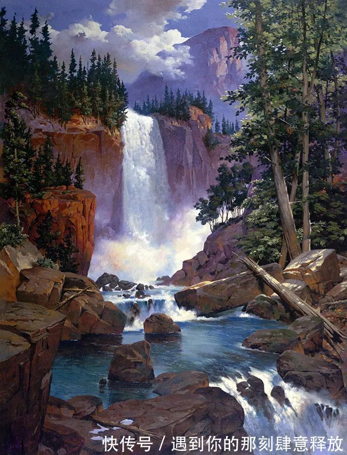 马希尔·摩科斯&优雅浪漫的绘画,太美!真想钻进他的画里!