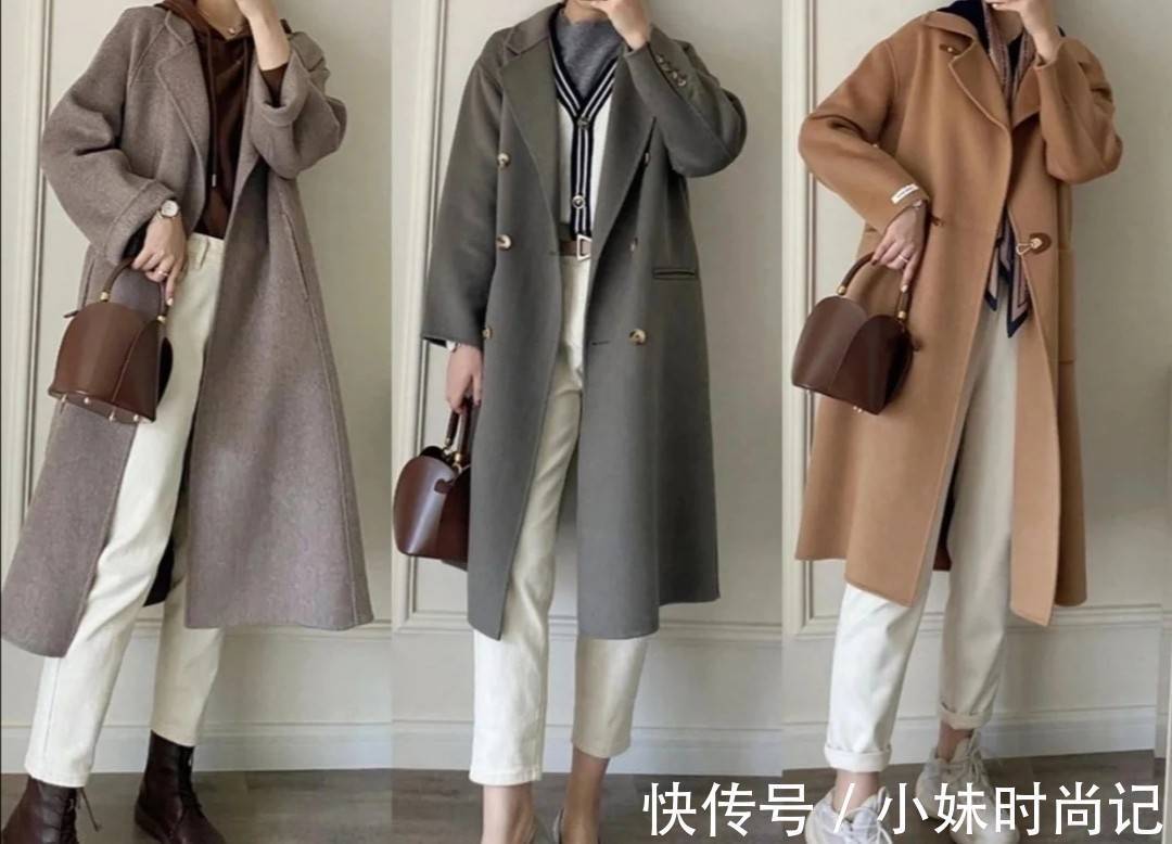 搭配 冬日流行一种搭配,叫“长大衣+长裤”,保暖利落又大方显瘦