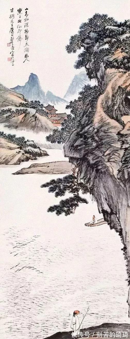 郑午昌@民国竟然有这样一位山水画大家,极为罕见,太美了!