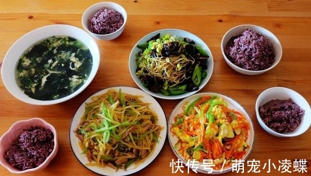 营养健康|晒晒我家这7天的午餐，每天都是3菜1汤1主食，荤素搭配，营养健康