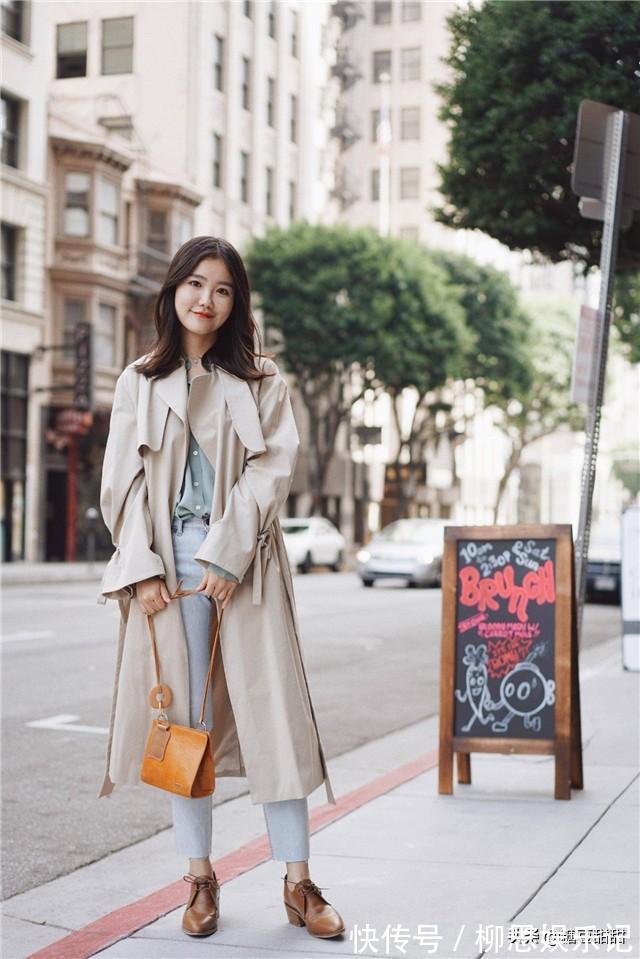 风衣|今年穿风衣,不建议你配阔腿裤,这“2条”裤子更合拍,遮肉显高