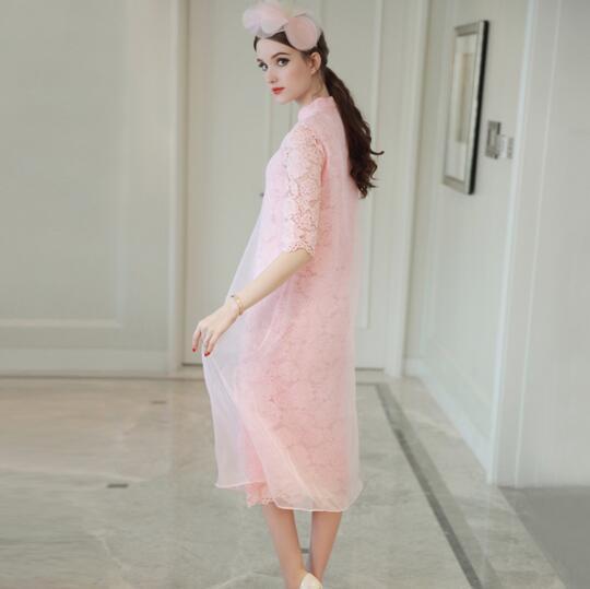 旗袍裙|一袭改良旗袍裙,泼墨水华,惊艳了时光,温柔了岁月