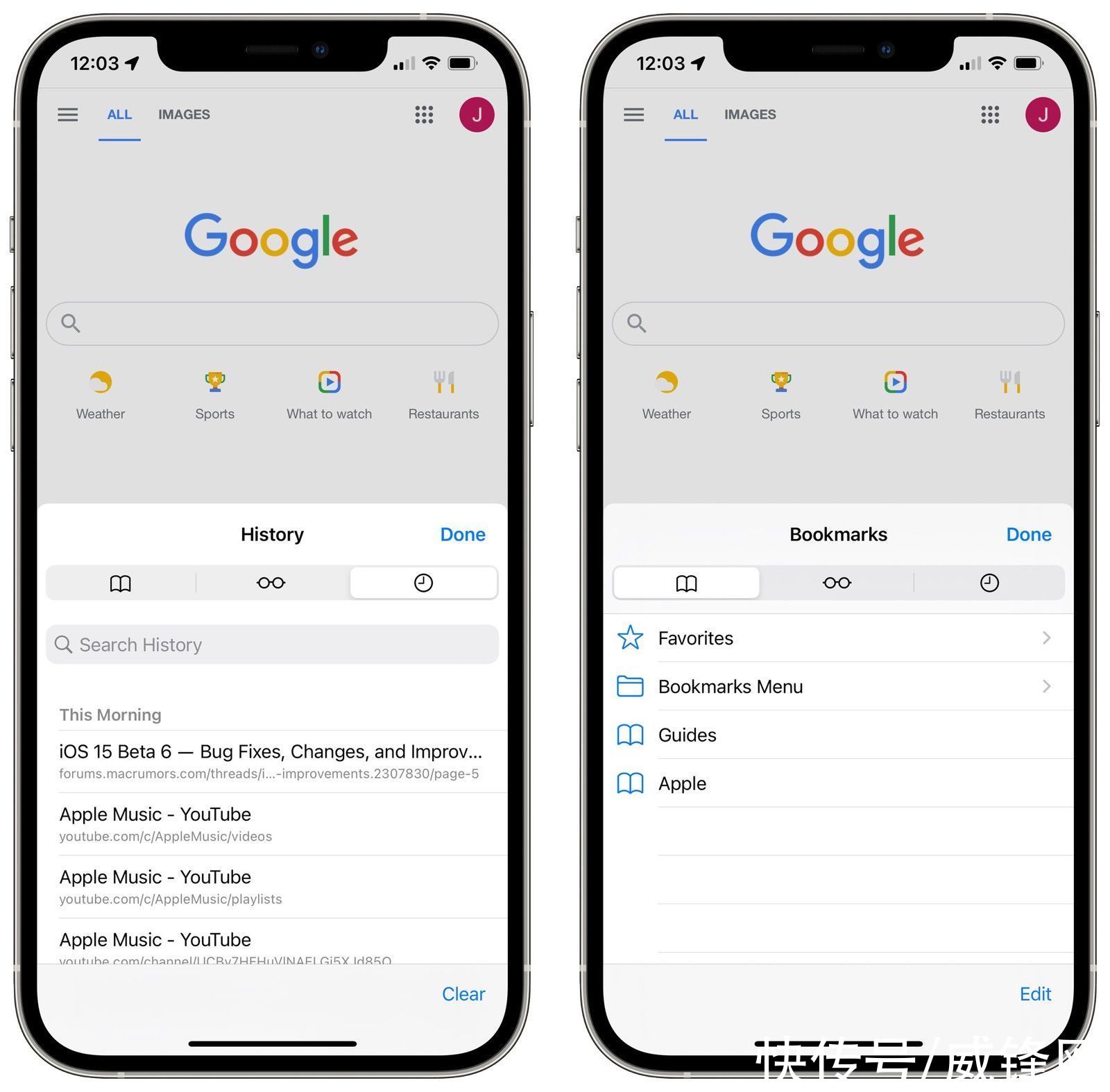 地址栏|?iOS 15 ?Beta 6更新详情：Safari又又又修改了