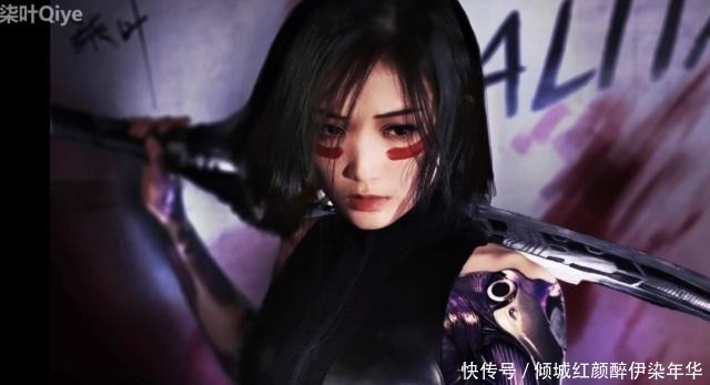 少女|中国版《阿丽塔》cos仿妆，机械少女攻气满满，还原度超高