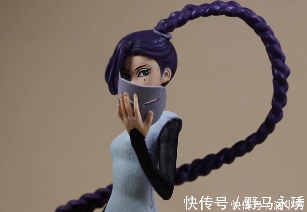 木雕|木雕大师做梅花十三手办,上色之后秒变艺术品