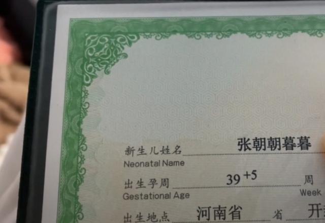 取名|宝爸给娃起名“宇凡”,护士失误多添一笔,宝妈乐了:就这不改了