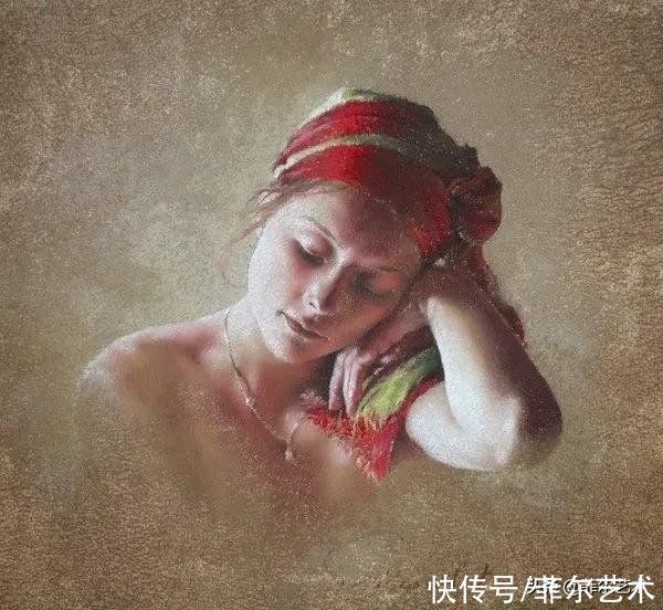 艺术学院$法国女粉彩大师，描绘的女性之美，细腻柔和