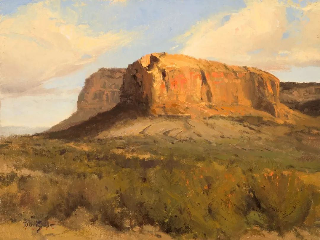 德克萨斯州#大卫·格里芬的风景油画高清图,放大看,更迷人
