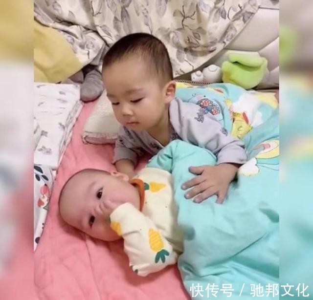 二胎|三岁哥哥每天亲自上阵哄妹妹睡觉火了,网友:永远都是别人家的!