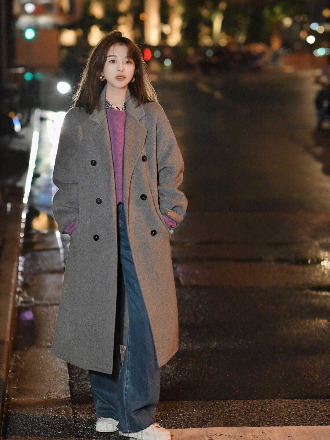 领口|见过世面的女人入冬都穿“毛呢大衣”,温柔保暖还有范儿,看看怎么搭吧!