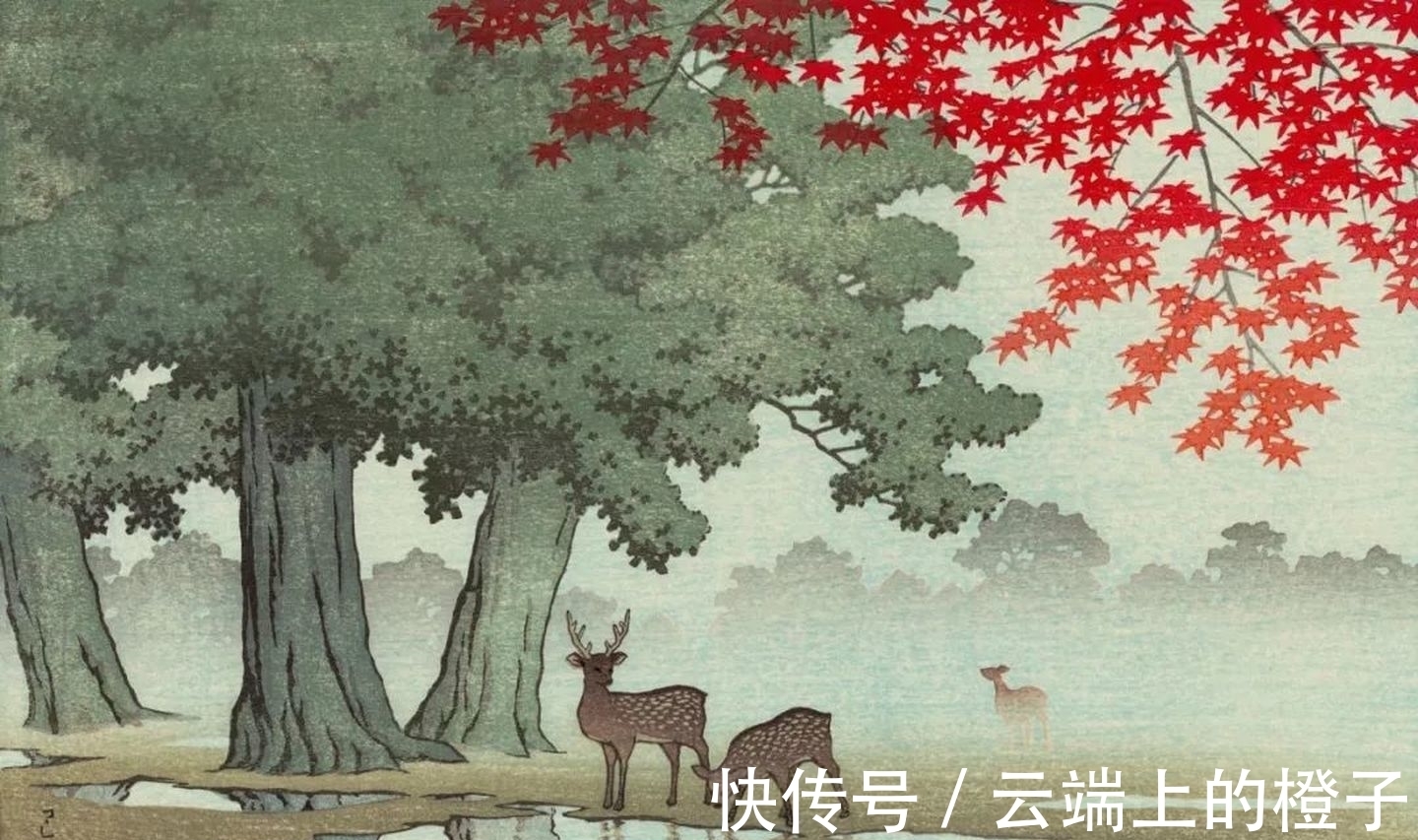 版画$被日本称为旅情诗人的版画家,画风可真唯美,风花雪月好似皆有灵