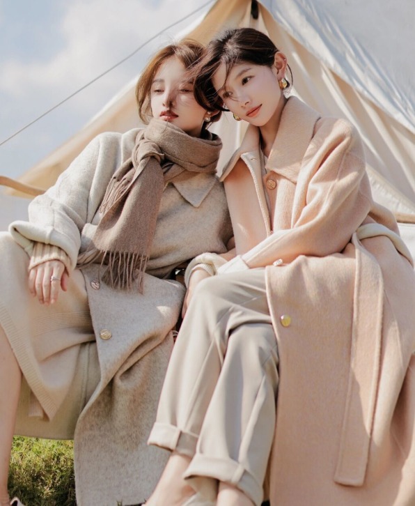 大衣|冬天了怎么穿?建议和姐妹安排上“闺蜜装”,出街回头率百分百!