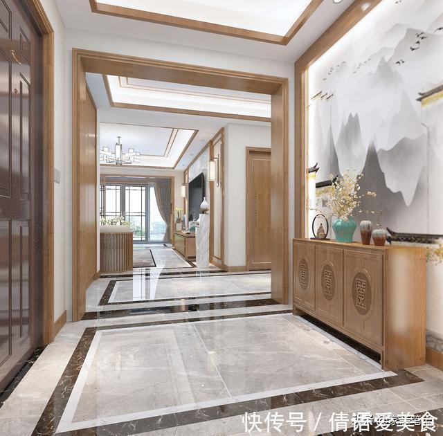 奢华|她家150㎡新中式风,全屋充满了温馨感,细节处尽显奢华与品位