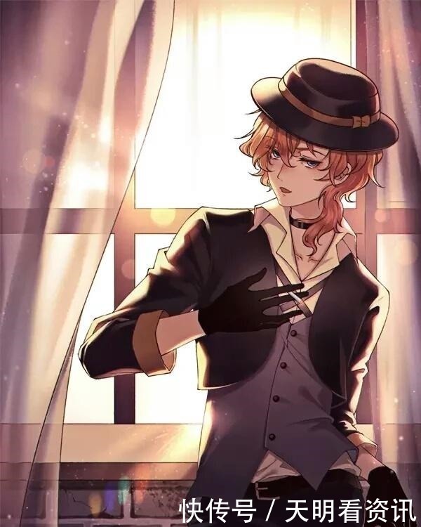 文豪野犬太宰治和中原中也之间表面针锋相对,实则暗里调情