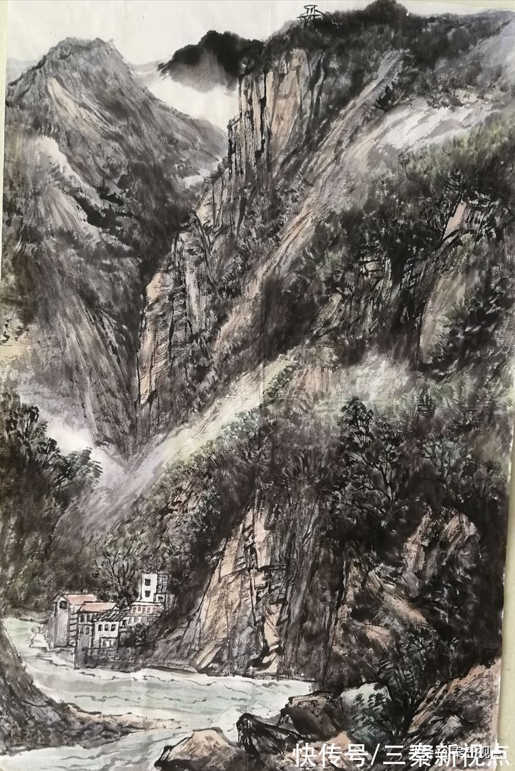 陕西#大美山河在巫溪——陕西当代国画艺术研究院赴重庆巫溪写生