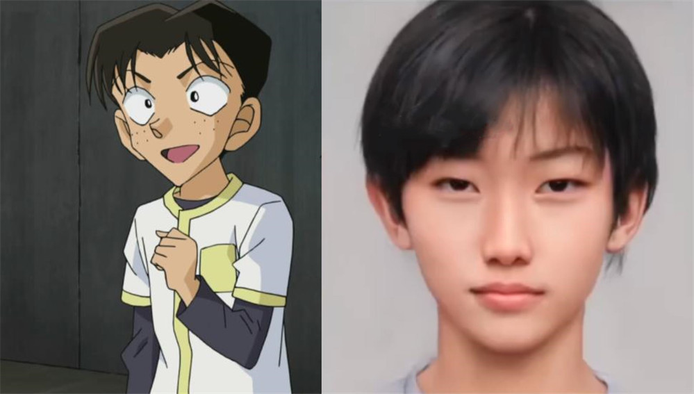 步美|名侦探柯南:少年侦探团被AI还原,柯南缺乏灵气,灰原哀又萌又酷