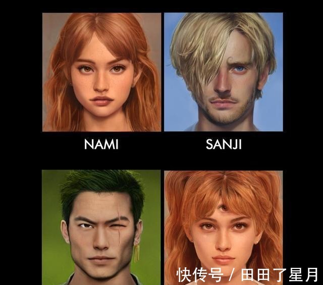 ps|大神用PS还原《海贼王》角色,山治英俊帅气,索隆颜值这么低