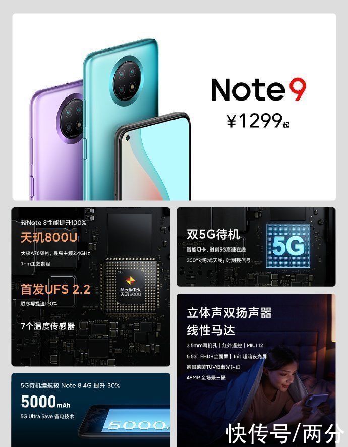 发布|不讲武德！Redmi Note 9系列发布：一亿像素