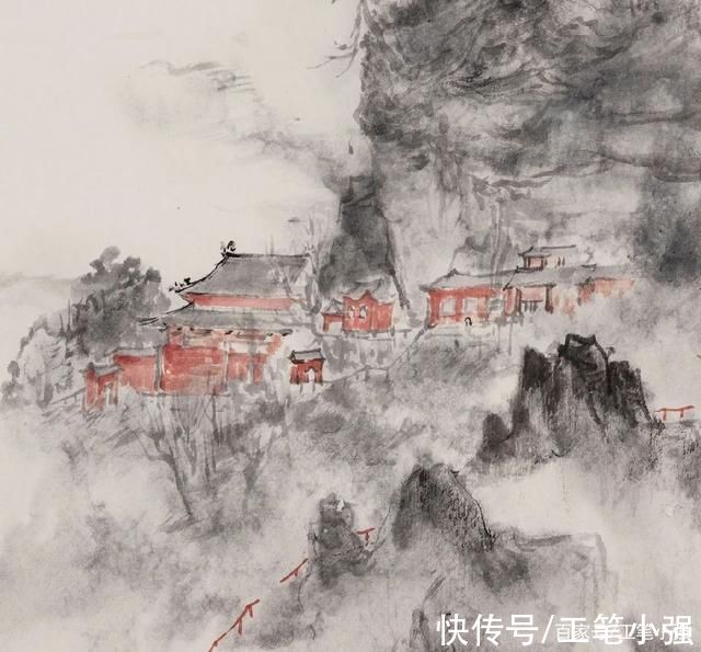 山水&匠心独运，冷暖自知。何微水墨山水欣赏