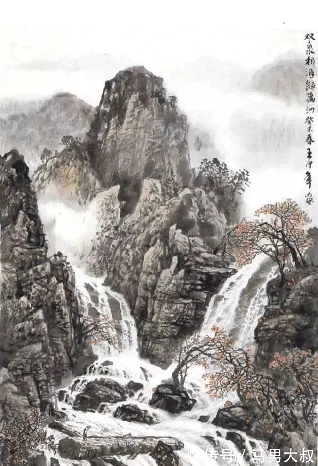 王中年&国画家|观王中年先生的山水画,有身临其境之感