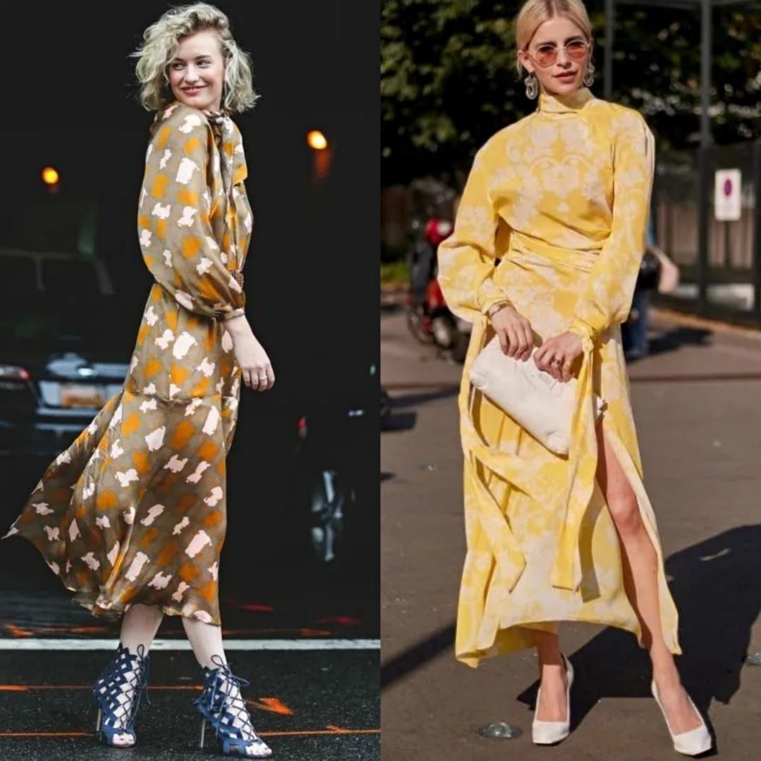 印花裙|日常出门来点印花裙?只要选对,就能避免花哨,既显level又高级