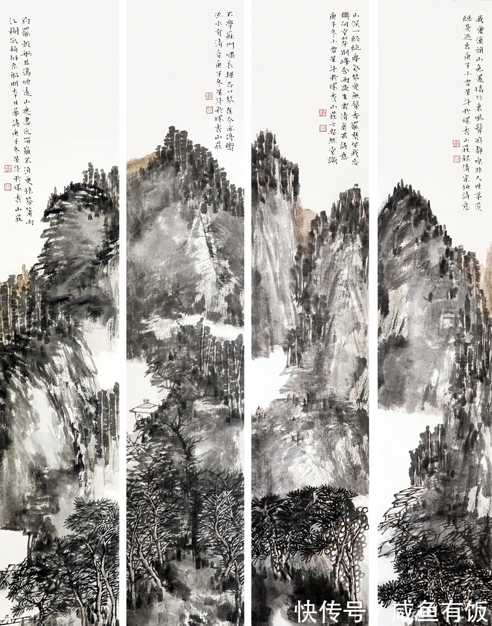 中国画|擅长山水，精于花鸟，张星斗中国画