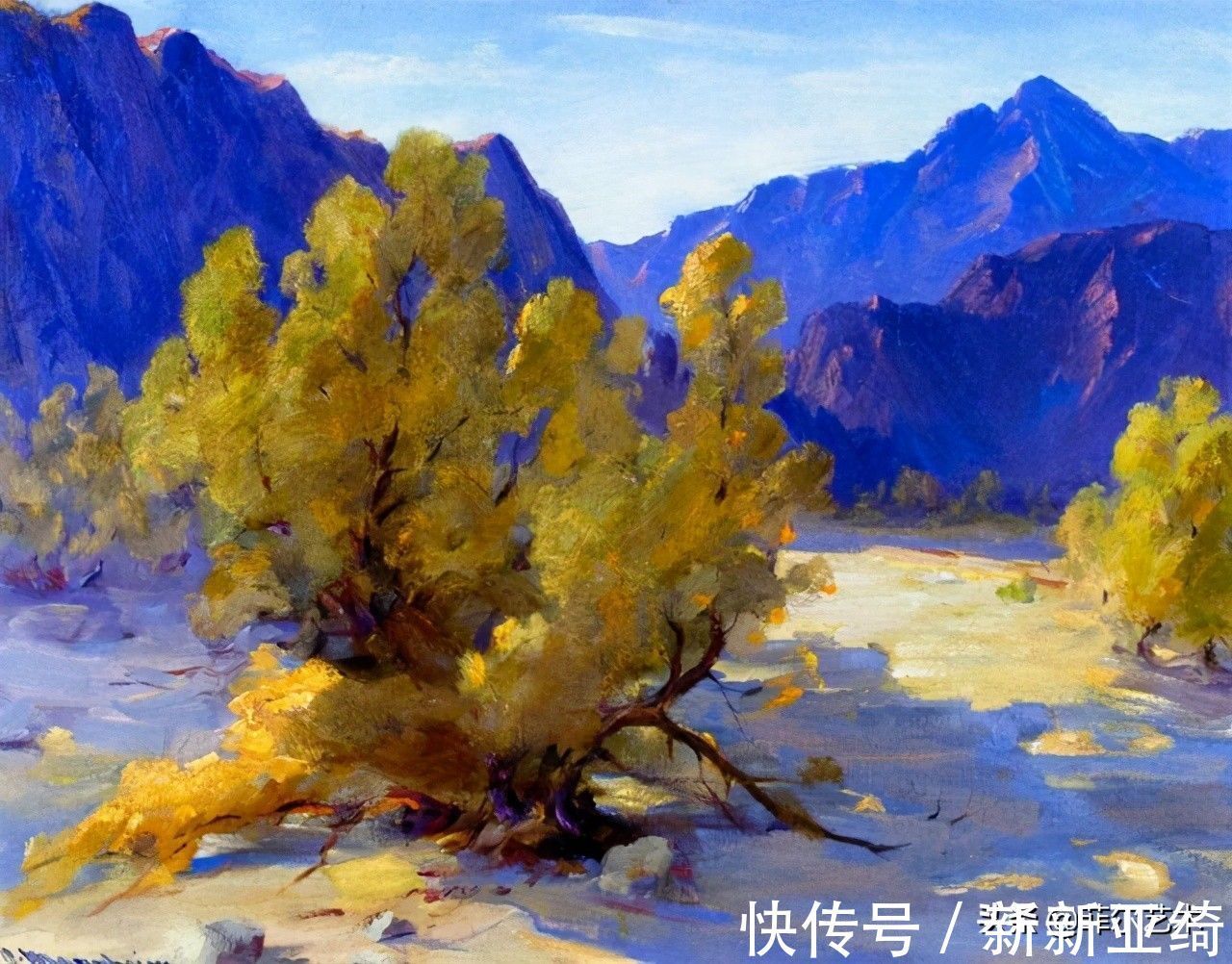 马鞭草|德国裔美国艺术家和教育家让·曼海姆风景油画作品欣赏