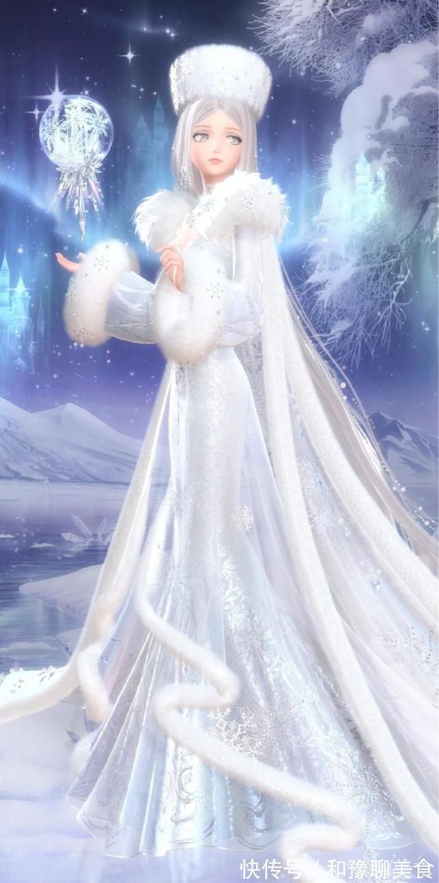 珍珠|闪耀暖暖:白皇后难逃真香定律,闭眼凝结冰霜,不愧雪国女神